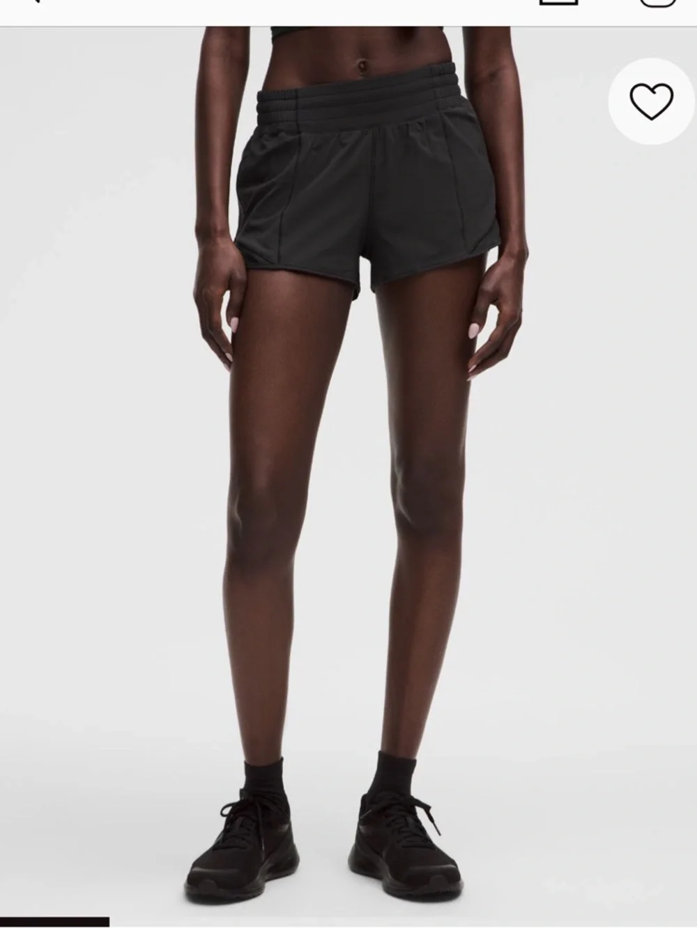 lululemon athletica Black Women's Hottie Hot Shorts